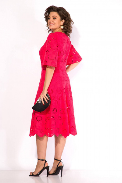 Платье Liliana 1452 малина - фото 3