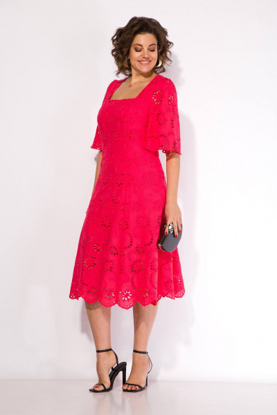 Платье Liliana 1452 малина - фото 1