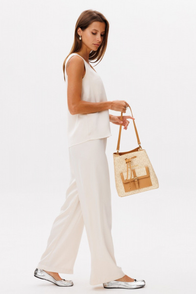 Брюки, топ THE NAME 2312 сливочный - фото 7