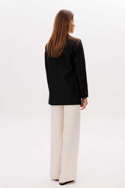 Атласные летние прямые брюки с высокой талией THE NAME 2295 - фото 9