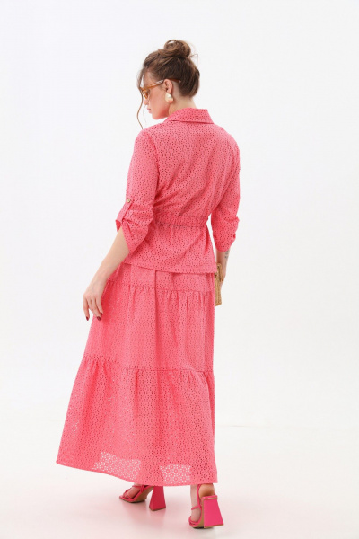 Юбка NikVa 559-7 коралл - фото 5