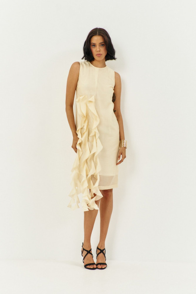 Платье FLAIM 2011 желтый_сливочный - фото 1