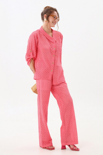 Брюки NikVa 705-12 коралл - фото 5