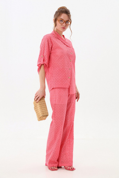 Брюки NikVa 705-12 коралл - фото 2