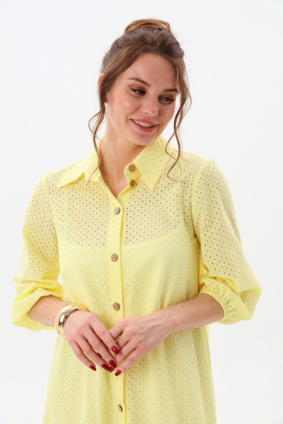 Платье NikVa 800-7 лимонный - фото 3