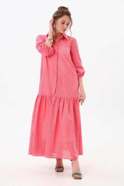 Платье NikVa 800-8 коралл - фото 6