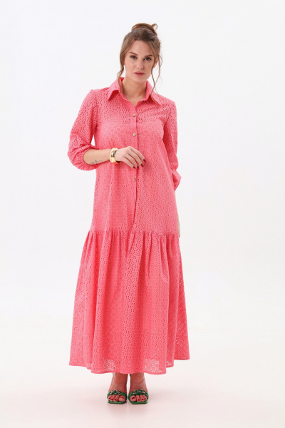 Платье NikVa 800-8 коралл - фото 4