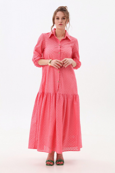 Платье NikVa 800-8 коралл - фото 3