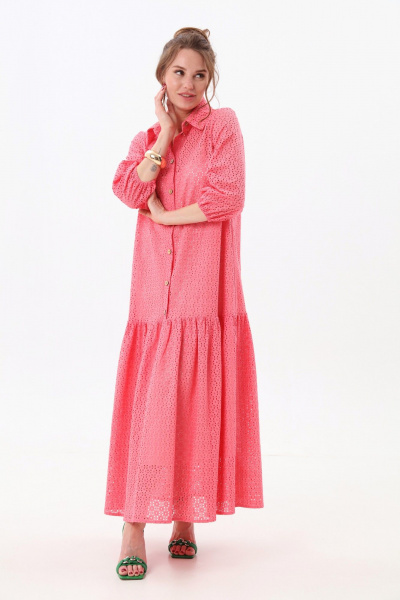 Платье NikVa 800-8 коралл - фото 2