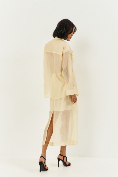 Блуза, юбка FLAIM 2008 желтый_сливочный - фото 6