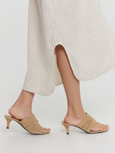 Платье Mark Formelle 152627/24-27455П-9 коричневая_полоска_на_молочном - фото 30