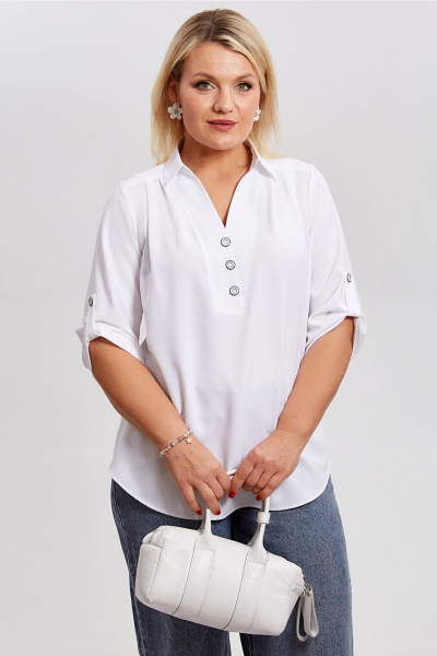 Блуза Таир-Гранд 62416 белый - фото 1