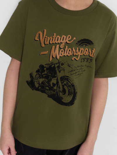 Футболка Mark Formelle 113433/24-26095П-0 темная_олива_печать_1_сл_на_пол - фото 82