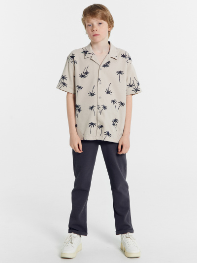 Рубашка Mark Formelle 113445/24-27207Ц-11 пальмы_на_тепло_сером - фото 44