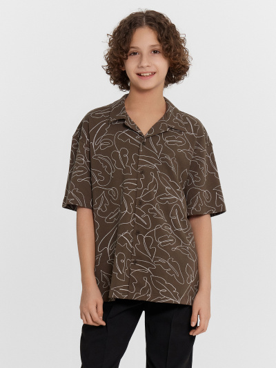 Рубашка Mark Formelle 113445/24-31873П-11 абстракция_на_табаке - фото 88