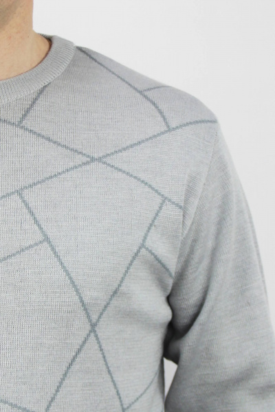 Джемпер Полесье С5396-23 4С0860-Д43 170,176 св.серый - фото 3