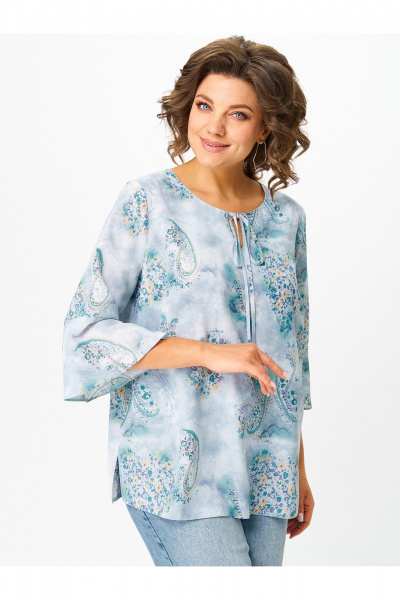 Блуза Zlata 4453 голубой - фото 1