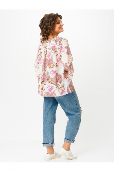 Блуза Zlata 4453 розовый - фото 4
