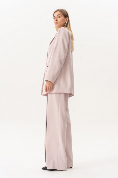 Брюки, жакет Luna 229 пудра - фото 6