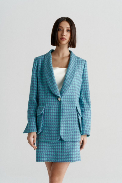 Демисезонная юбка приталенного силуэта с подкладкой ANNETE 3935 - фото 2