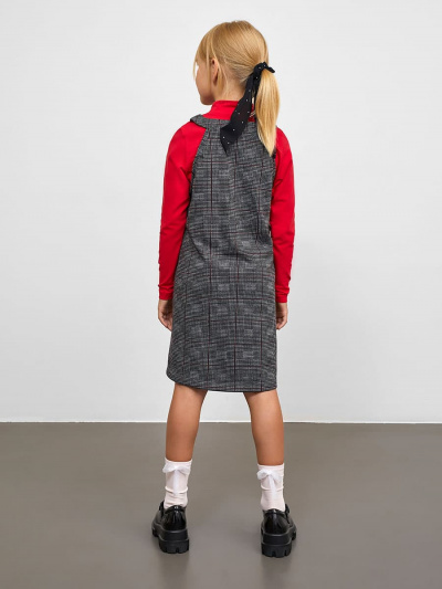Сарафан Mark Formelle 177719/21-12716П-4 клетка_на_сером_с_шоколадной_полоской - фото 46