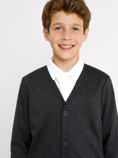 Жакет Mark Formelle 363337/22/23545П-4 елочка_черно_серая1 - фото 72