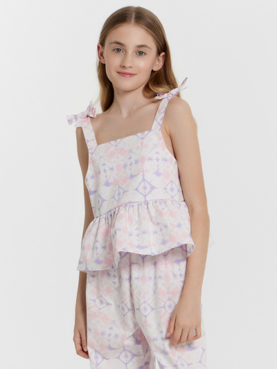 Блуза Mark Formelle 397752/24-33324П-9 розовые_разводы_на_белом - фото 54