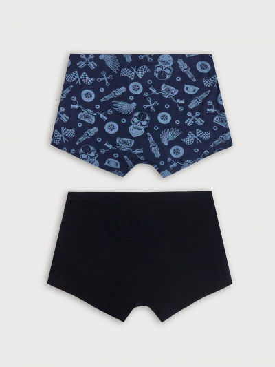 Трусы Mark Formelle 411216-2/25-5149П-5 мотодетали_на_глубоком_синем_черный - фото 76