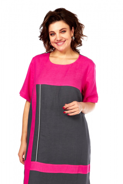 Платье Диомант 2076 розовый - фото 7