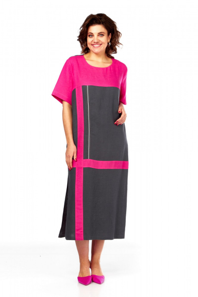 Платье Диомант 2076 розовый - фото 6