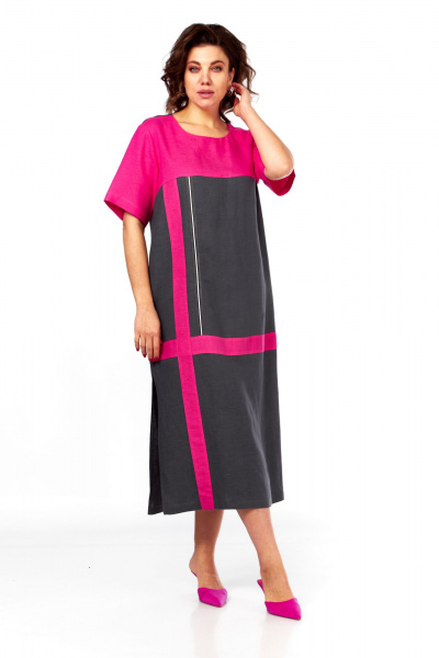 Платье Диомант 2076 розовый - фото 3