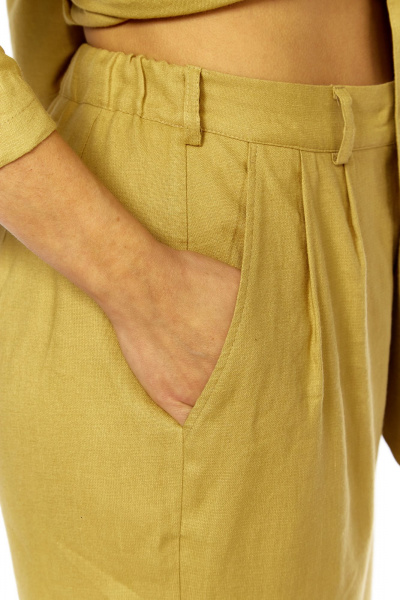 Брюки, жакет Диомант 2061 горчица - фото 8