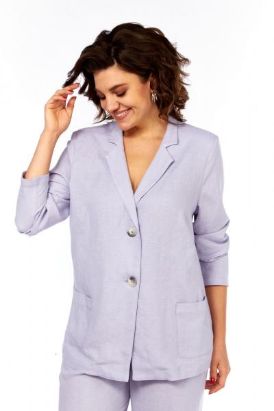 Брюки, жакет Диомант 2061 сирень - фото 7