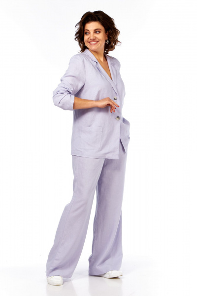 Брюки, жакет Диомант 2061 сирень - фото 6