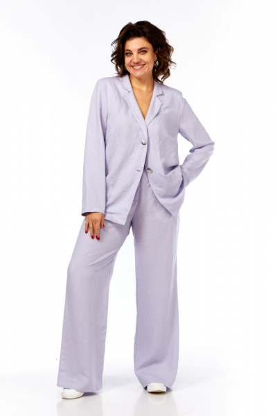 Брюки, жакет Диомант 2061 сирень - фото 5