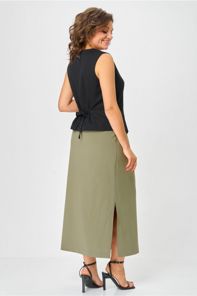Юбка Andina city 1015-25 хаки - фото 3