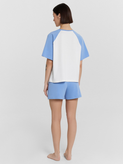 Футболка, шорты Mark Formelle 592535/24-33466ПП-16 белый_св.синий_печать_3_сл_на_пол - фото 44