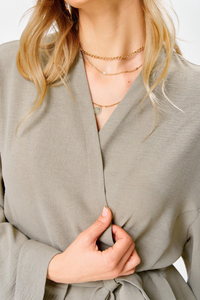 Брюки, жакет Laikony L-733 серый - фото 6