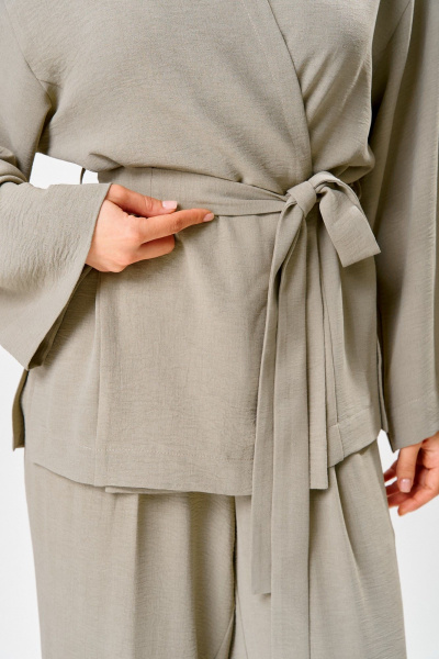 Брюки, жакет Laikony L-733 серый - фото 5