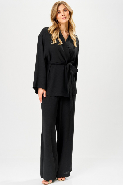 Брюки, жакет Laikony L-733 черный - фото 3