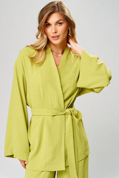 Брюки, жакет Laikony L-733 лайм - фото 3