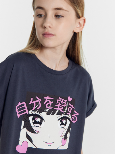 Футболка Mark Formelle 117904/24-27422П-0 графит_печать_2_сл_на_пол_ТП - фото 47