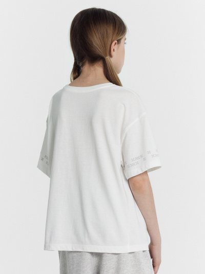 Футболка Mark Formelle 117913/24-25439П-0 белый_печать2_2_сл_на_пол_2_сл_на_ЛВиПР_рукаве_ДК_Т - фото 45