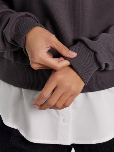 Свитшот Mark Formelle 122973/24-30356П-7 сухой_асфальт_печать_1_сл_на_пол - фото 47