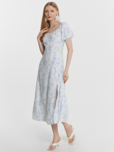 Платье Mark Formelle 152504/24-27338П-9 цветы_на_белом - фото 36