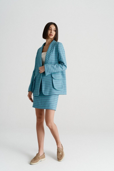 Демисезонная юбка приталенного силуэта с подкладкой ANNETE 3935 - фото 1