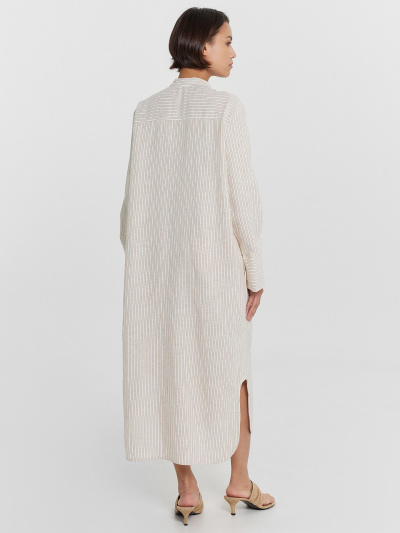 Платье Mark Formelle 152627/24-27455П-9 коричневая_полоска_на_молочном - фото 38