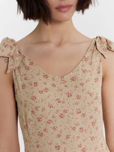 Платье Mark Formelle 152648/24-28471П-9 цветочки_на_ирландском_креме - фото 37