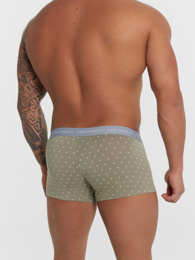 Трусы Mark Formelle 411124-3/25-5136П-5 треугольники_на_серо_зеленом_на_сизом_на_морском - фото 51