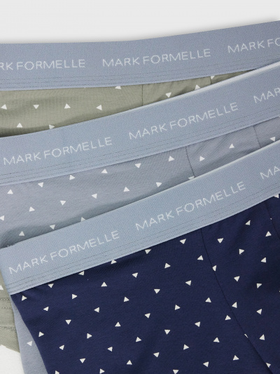 Трусы Mark Formelle 411124-3/25-5136П-5 треугольники_на_серо_зеленом_на_сизом_на_морском - фото 54